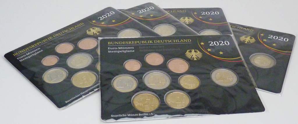 Kursmünzensatz Deutschland 2020 OVP