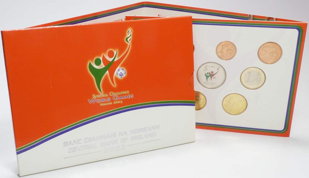 Kursmünzensatz Irland 2003 Special Olympics OVP