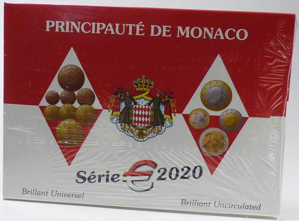 Kursmünzensatz Monaco 2020 OVP