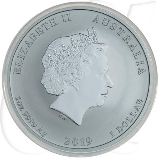 Australien 1 Dollar 2019 BU Silber Lunar II Jahr des Schweins