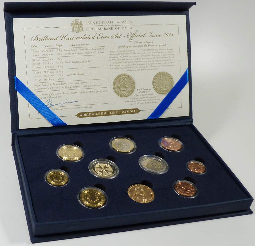 Malta 2013 Kursmünzensatz OVP