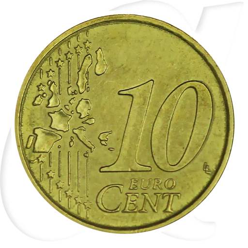 Monaco 10 Cent 2001 Umlaufmünze