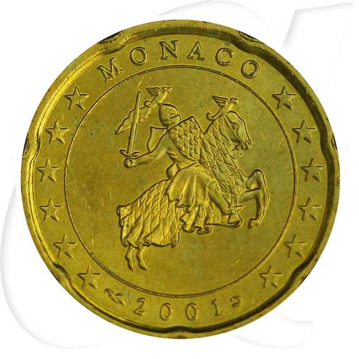 Monaco 20 Cent 2001 Umlaufmünze