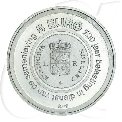 Niederlande 5 Euro 2006 st 200 Jahre Finanzverwaltung