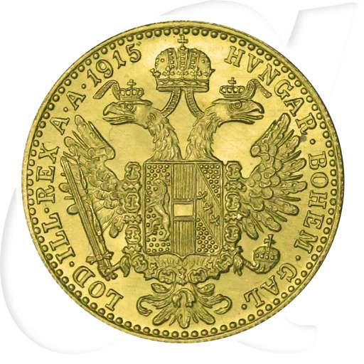 Österreich 1 Dukat Gold 3,44 gr. fein 1915 NP