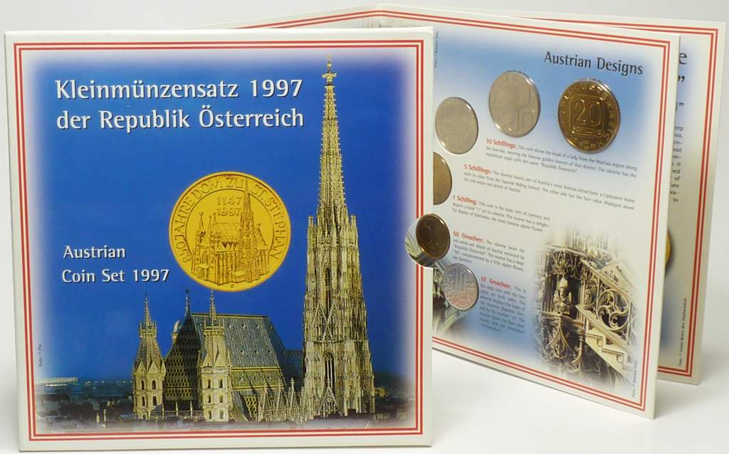 Österreich Kursmünzensatz 1997 st Kleinmünzensatz OVP