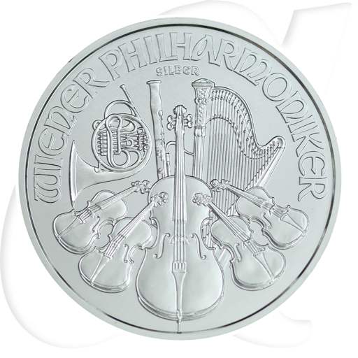Österreich 20x 1,5 Euro 2020 Silber 1 oz (31,103 gr.) Philharmoniker in Tube