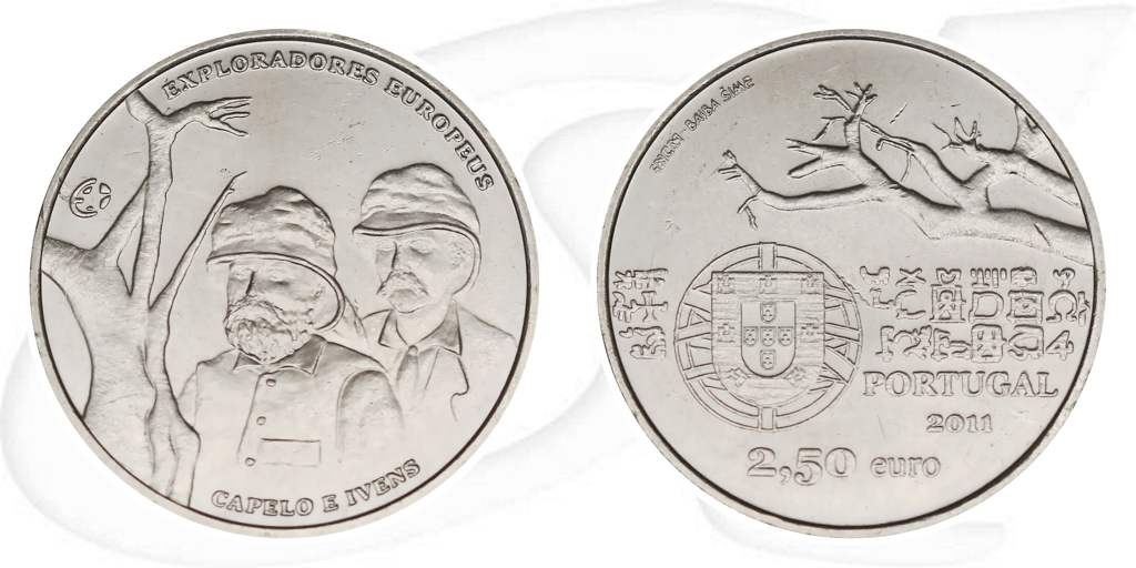 portugal-2010-king-john-5-euro Münze Vorderseite und Rückseite zusammen