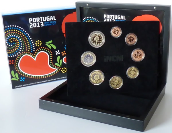Portugal Kursmünzensatz 2013 PP OVP