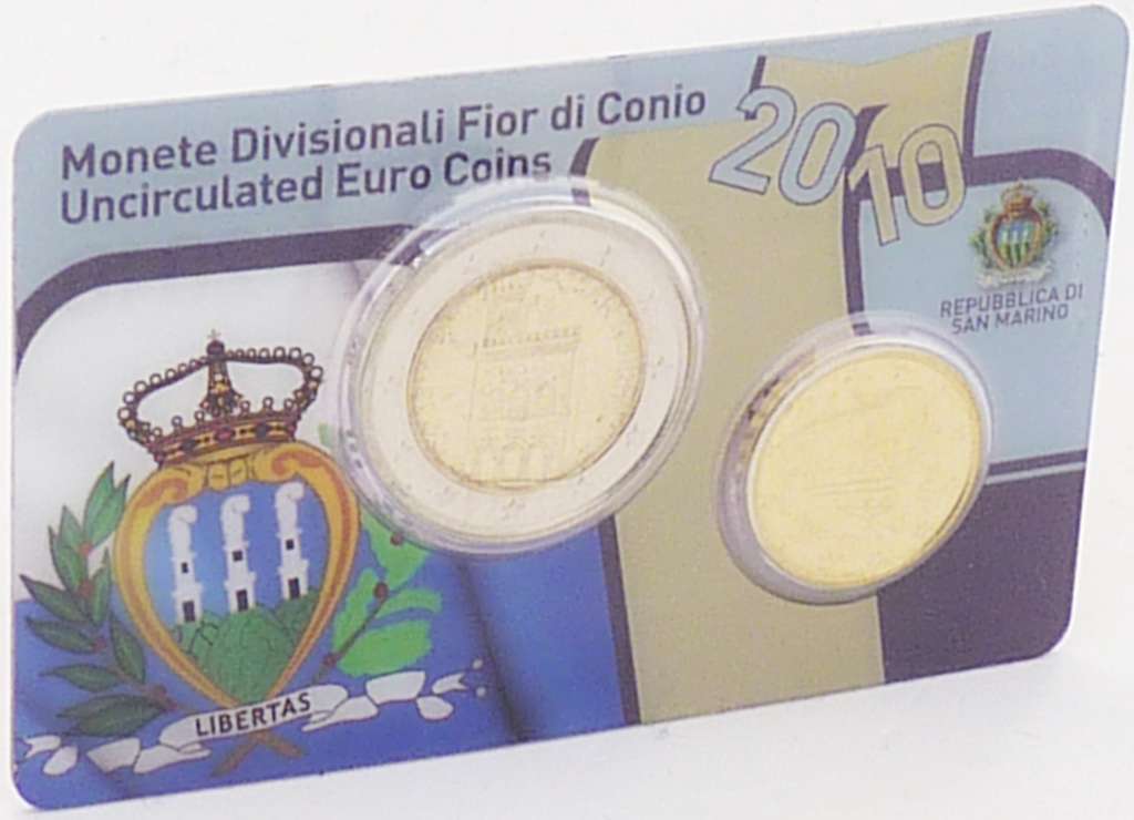 San Marino 2010 Kursmünzensatz Mini OVP