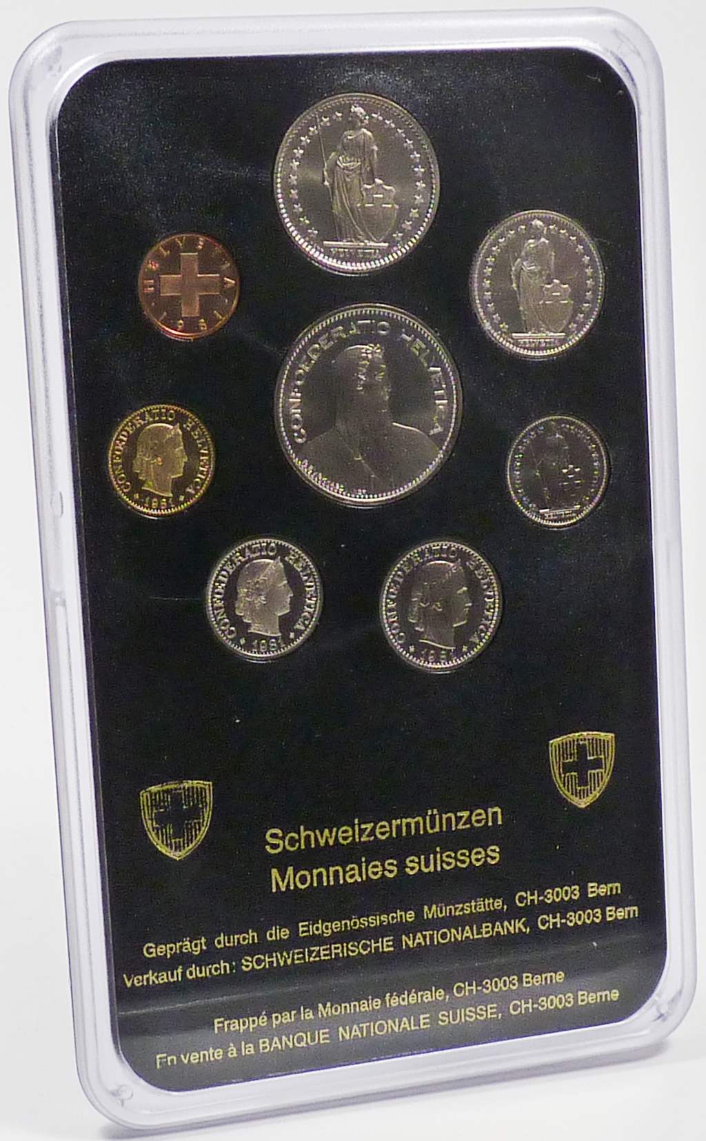 Schweiz Kursmünzensatz 1981 stempelglanz OVP