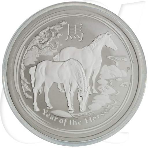 Australien 2 Dollar 2014 BU Silber Lunar II Jahr des Pferdes