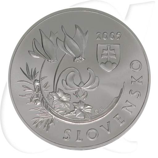 Slowakei 20 Euro Silber 2009 Nationalpark Velka Fatra st in Kapsel