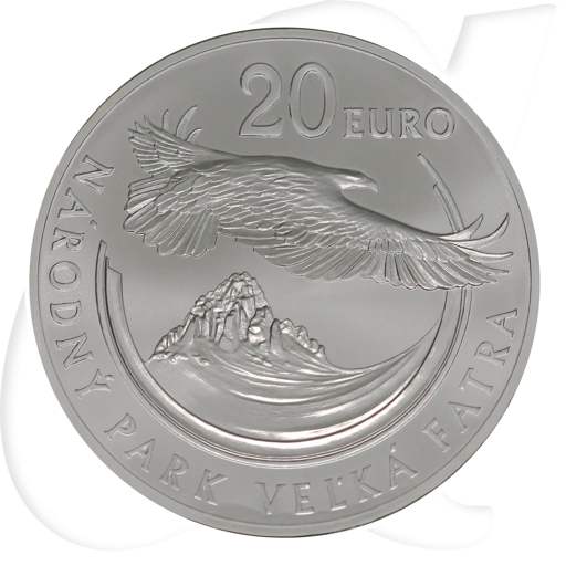 Slowakei 20 Euro Silber 2009 Nationalpark Velka Fatra st in Kapsel