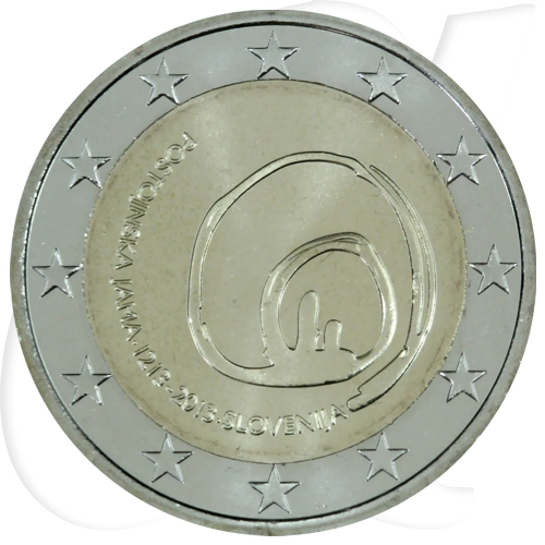 Slowenien 2 Euro 2013 Höhlen von Postojna st