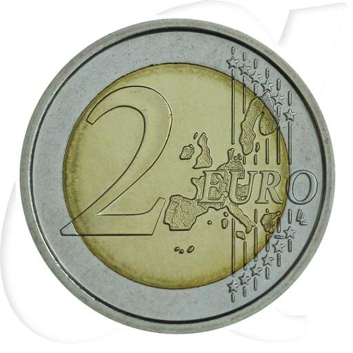 Vatikan 2 Euro 2006 Münzen-Wertseite