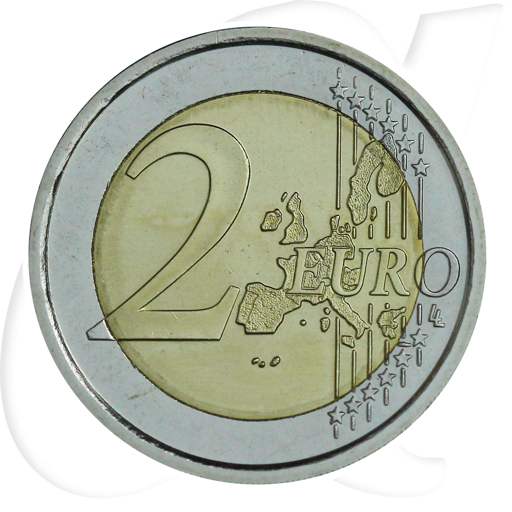 Vatikan 2 Euro 2007 Münzen-Wertseite