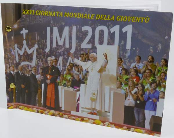 Vatikan 2 Euro 2011 st Numisbrief OVP Weltjugendtag Madrid