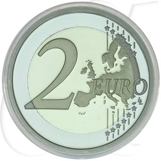 Vatikan 2 Euro 2018 Europäisches Jahr des Kulturerbes PP OVP Münzen-Wertseite