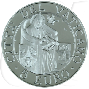Vatikan 5 Euro Silber 2006 PP OVP Weltfriedenstag