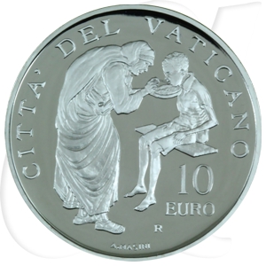 Vatikan 10 Euro Silber 2007 PP OVP 81. Weltmissionstag