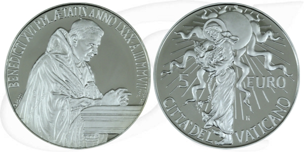 Vatikan 5 Euro Silber 2007 PP OVP Weltfriedenstag