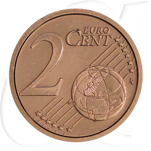 Vatikan 2011 2 Cent Benedikt Umlauf Kurs Münzen-Wertseite