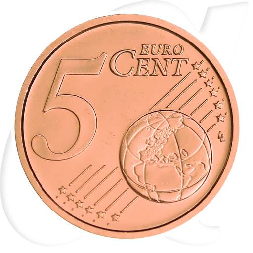 Vatikan 2011 5 Cent Benedikt Umlauf Kurs Münzen-Wertseite