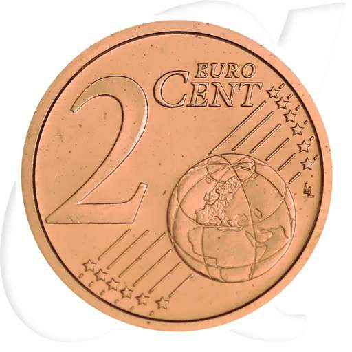 Vatikan 2012 2 Cent Benedikt Umlauf Kurs Münzen-Wertseite