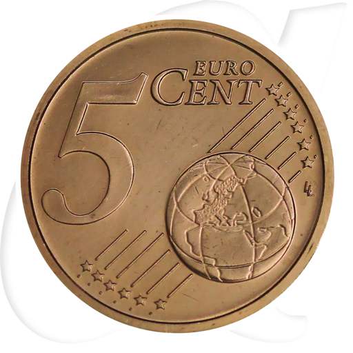 Vatikan 2013 5 Cent Benedikt Umlaufmünze Kursmünze Münzen-Wertseite