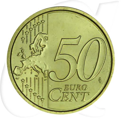 Vatikan 2013 50 Cent Benedikt Umlauf Münze Kurs Münzen-Wertseite