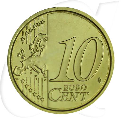Vatikan 2015 10 Cent Franziskus Umlauf Kurs Münzen-Wertseite