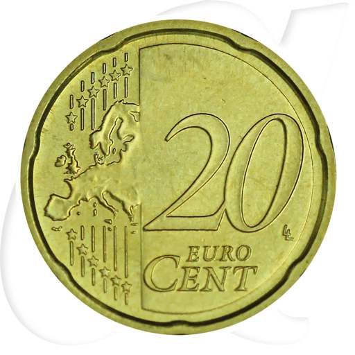 Vatikan 2015 20 Cent Franziskus Umlauf Kurs Münzen-Wertseite