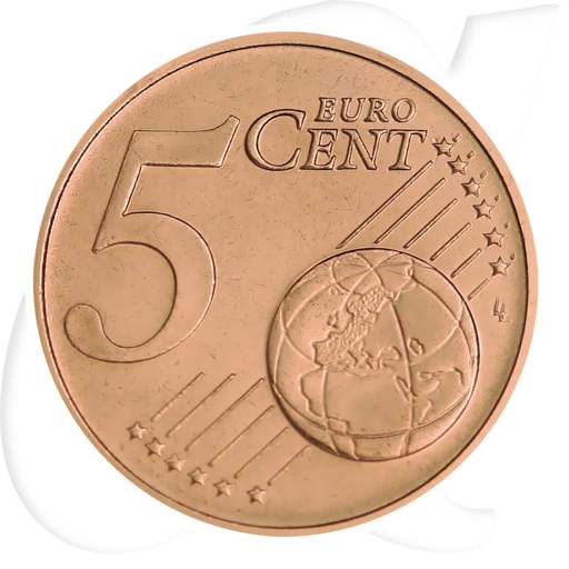 Vatikan 2015 5 Cent Franziskus Umlauf Kurs Münzen-Wertseite