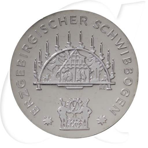 weihnachten-2023-erzgebirgischer-schwibbogen-silber Münzen-Bildseite