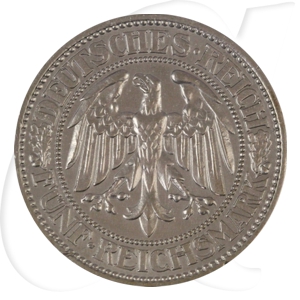 Weimarer Republik 5 Mark 1932 A vz Eichbaum