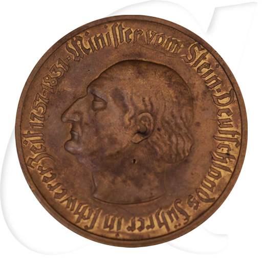 Provinz Westfalen 10.000 Mark 1923 ss Minister vom Stein